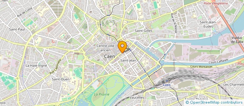 localisation de l'entreprise COPROP 69 71 73 RUE DE BERNIERES à CAEN