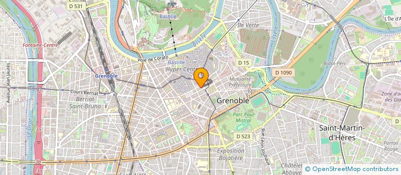 localisation de l'entreprise COPROP 7 RUE CONDILLAC  GRENOBLE