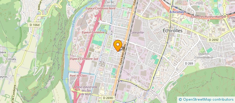 localisation de l'entreprise COPROP 8 R DE L ECUREUIL  ECHIROLLES