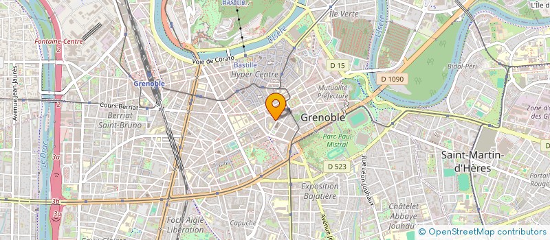 localisation de l'entreprise COPROP 8 R DE STRASBOURG  GRENOBLE