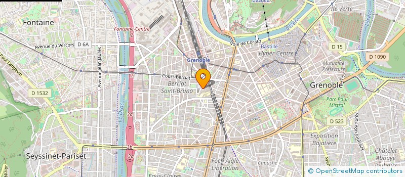 localisation de l'entreprise COPROP 9 PLACE ST BRUNO  GRENOBLE