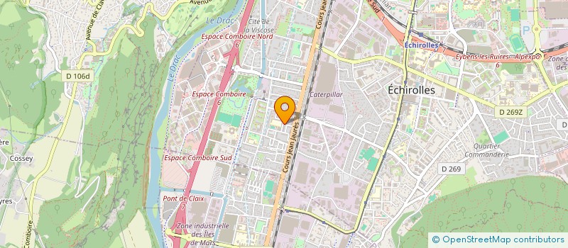 localisation de l'entreprise COPROP 9 R CDT LENOIR à ECHIROLLES