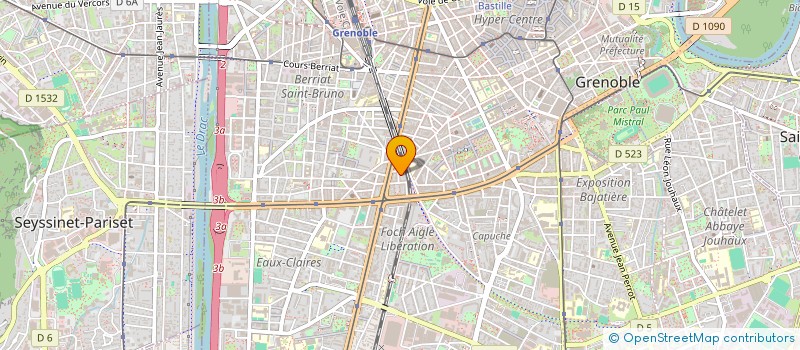 localisation de l'entreprise COPROP 9 R LIEUTENANT QUINSONNAS  GRENOBLE