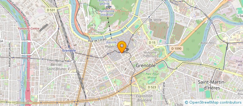 localisation de l'entreprise COPROP 9 R RAOUL BLANCHARD  GRENOBLE