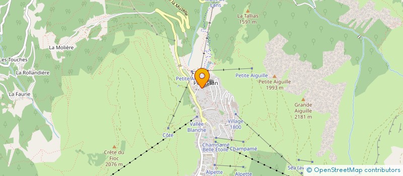 localisation de l'entreprise COPROP ALPINA 2 ET 3  LES DEUX ALPES