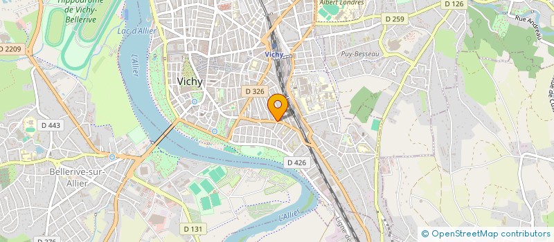localisation de l'entreprise COPROP AQUITAINE à VICHY