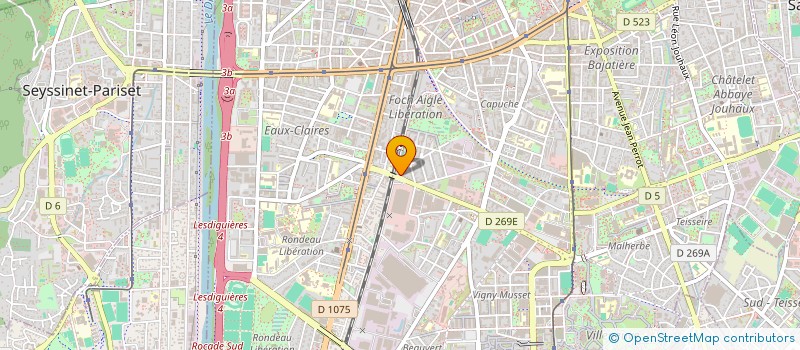 localisation de l'entreprise COPROP AZUR 60  GRENOBLE