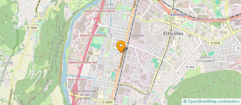 localisation de l'entreprise COPROP BAYARD BAT 5 à ECHIROLLES