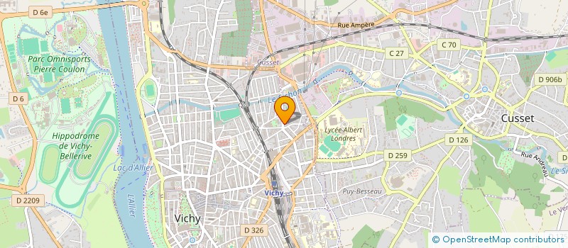 localisation de l'entreprise COPROP BD DES GRAVES à VICHY
