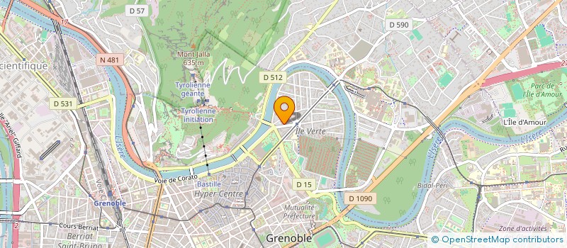 localisation de l'entreprise COPROP BIZANET  GRENOBLE