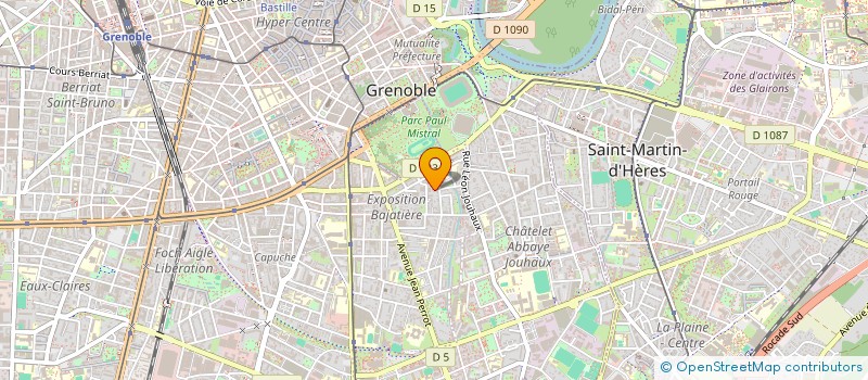 localisation de l'entreprise COPROP BRASILIA  GRENOBLE