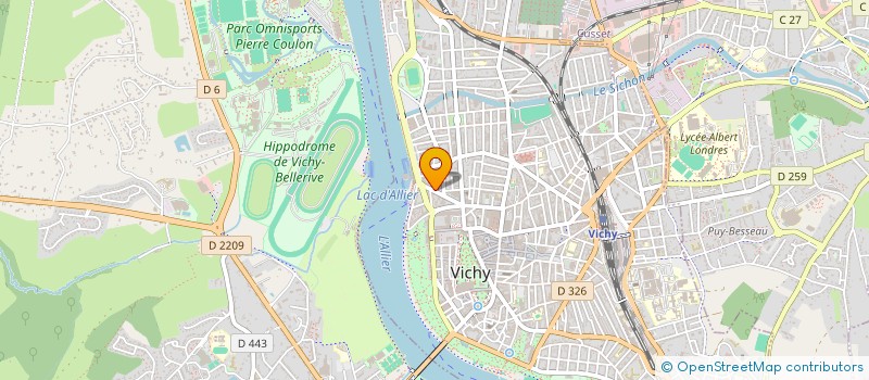 localisation de l'entreprise COPROP CALLOU  VICHY