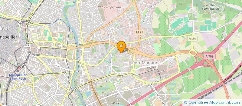 localisation de l'entreprise COPROP CAP EMERAUDE à MONTPELLIER