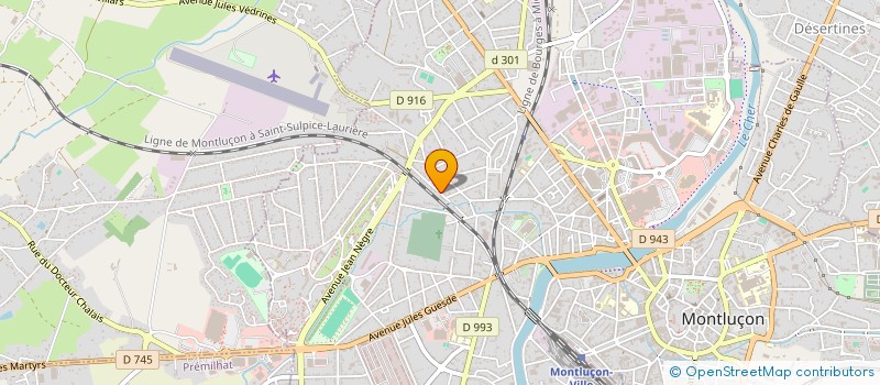 localisation de l'entreprise COPROP CHAMPIONNET à MONTLUCON