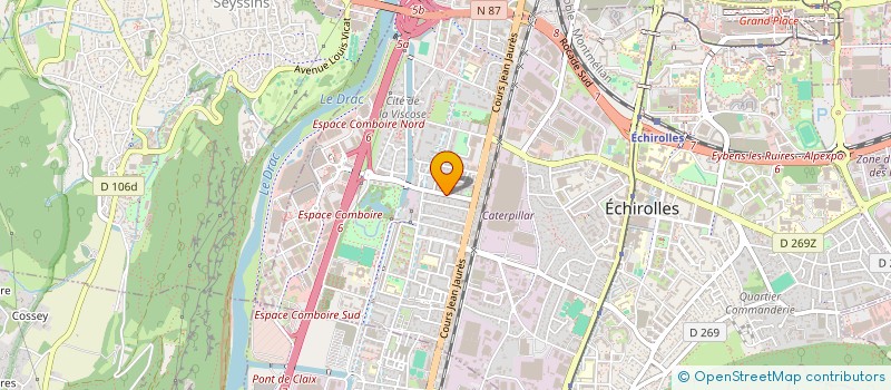 localisation de l'entreprise COPROP CHANTERELLE à ECHIROLLES