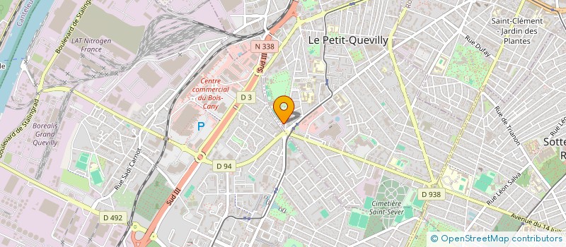 localisation de l'entreprise COPROP*CHARTREUX  LE PETIT-QUEVILLY