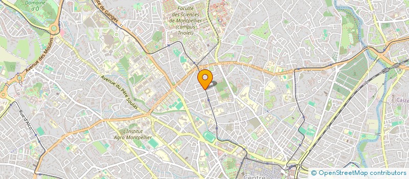 localisation de l'entreprise COPROP *CI CHAMBRE COMMERC CI CH à MONTPELLIER