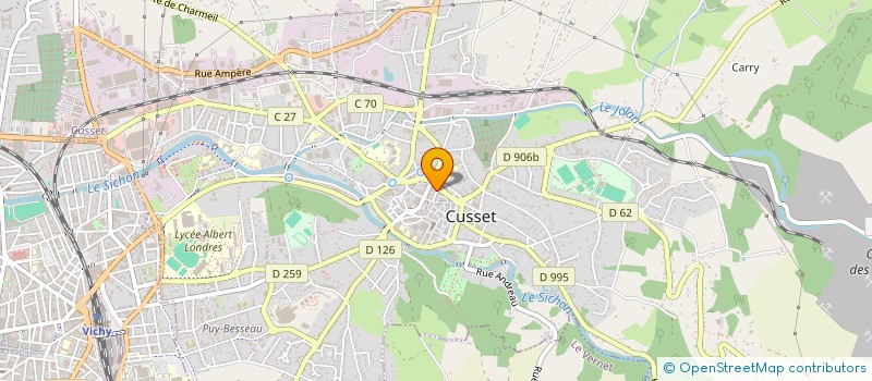localisation de l'entreprise COPROP CLAIR LOGIS à CUSSET