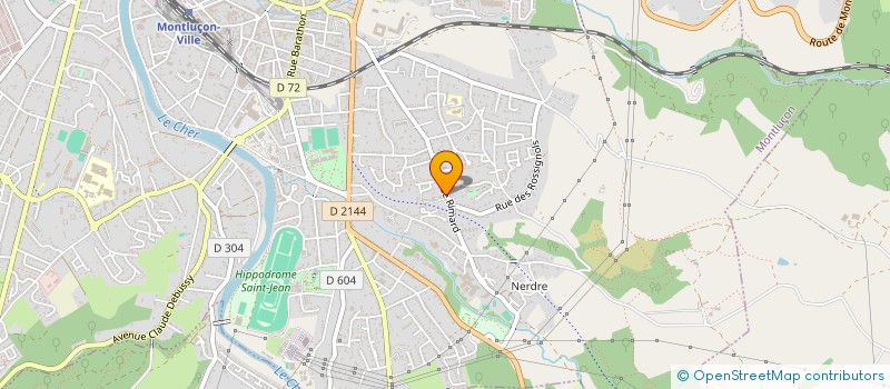 localisation de l'entreprise COPROP COTEAU SUD à MONTLUCON