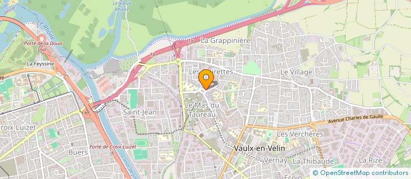 localisation de l'entreprise COPROP CTRE COMMERCIAL LE MAS DU TAUREAU  VAULX-EN-VELIN