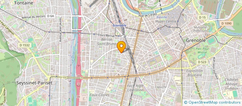 localisation de l'entreprise COPROP DE PARIS  GRENOBLE