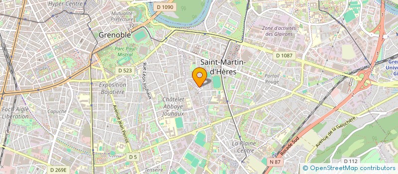 localisation de l'entreprise COPROP DEIMOS  SAINT-MARTIN-D'HERES