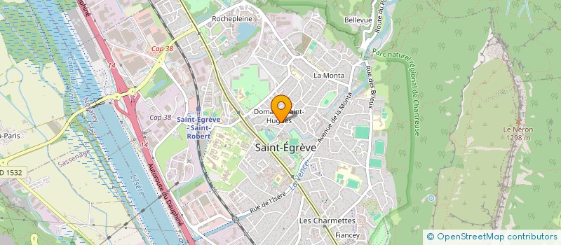 localisation de l'entreprise COPROP DOMAINE BARNAVE  SAINT-EGREVE