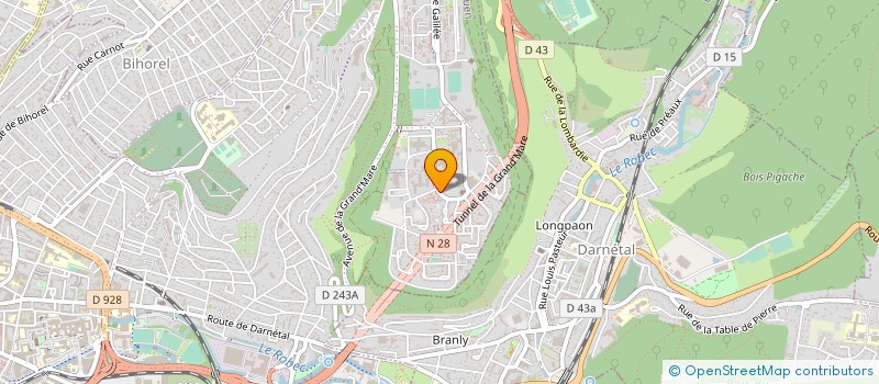 localisation de l'entreprise COPROP*DOMINANTE à ROUEN