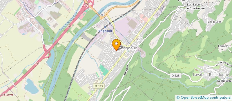 localisation de l'entreprise COPROP DORGEVAL  VILLARD-BONNOT