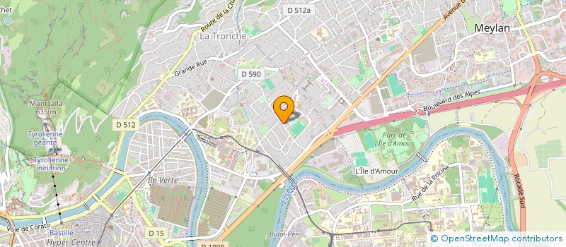 localisation de l'entreprise COPROP DOYEN GOSSE-LA FONTAINE  LA TRONCHE