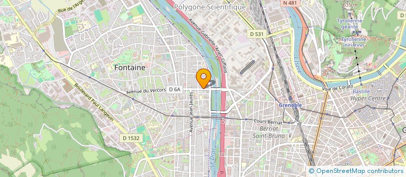 localisation de l'entreprise COPROP DRAC VERCORS  FONTAINE