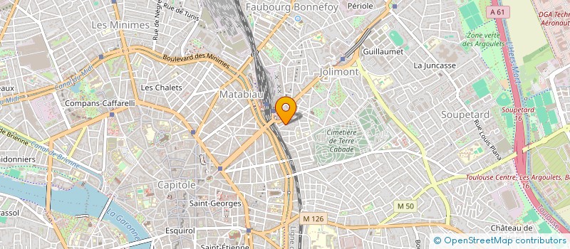 localisation de l'entreprise COPROP DU 14 DU 10 AVRIL  TOULOUSE