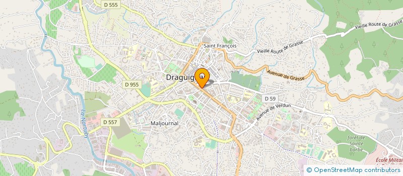 localisation de l'entreprise COPROP DU 19 BD GEORGES CLEMENCEAU  DRAGUIGNAN