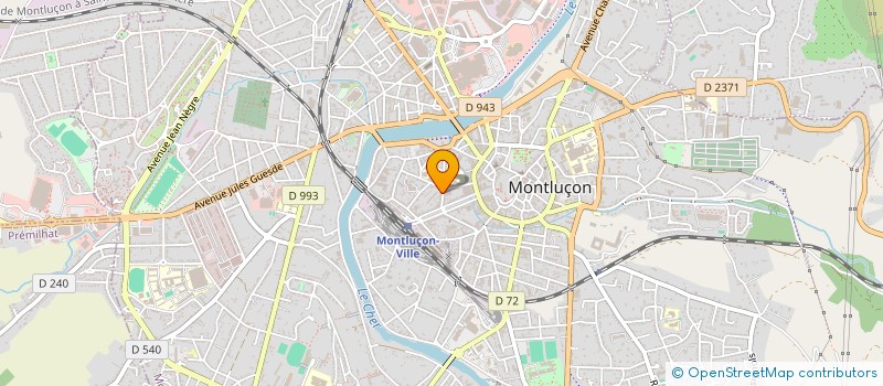 localisation de l'entreprise COPROP DU LYCEE à MONTLUCON