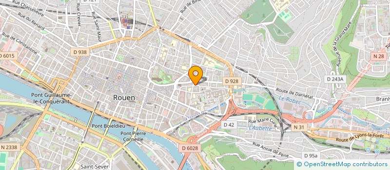 localisation de l'entreprise COPROP*EAU E ROBEC à ROUEN