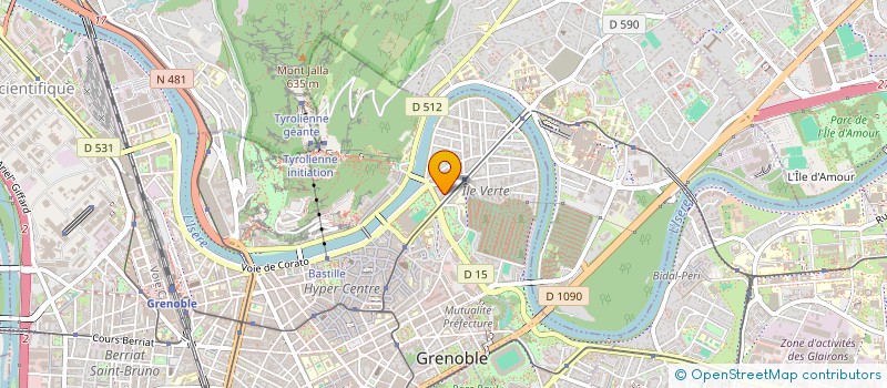 localisation de l'entreprise COPROP EDEN PARC  GRENOBLE