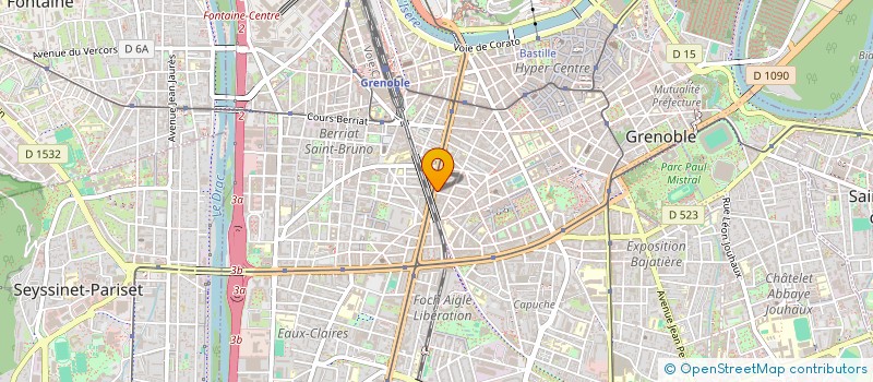 localisation de l'entreprise COPROP ELAN  GRENOBLE