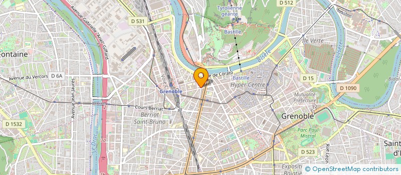 localisation de l'entreprise COPROP FELIX VIALLET  GRENOBLE