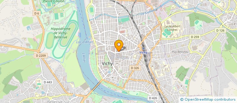 localisation de l'entreprise COPROP FERRIER BEAUCHESNE à VICHY