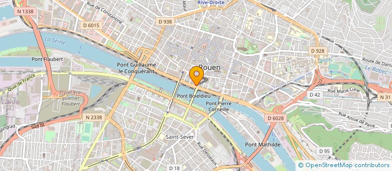 localisation de l'entreprise COPROP*FLAUBERT à ROUEN