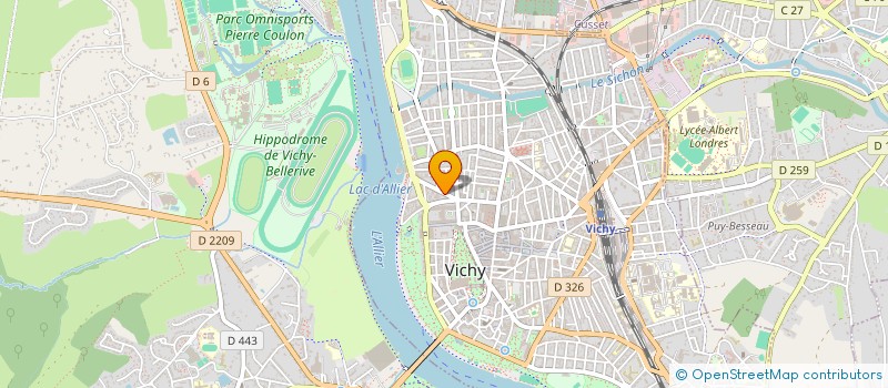 localisation de l'entreprise COPROP FLAVIA à VICHY
