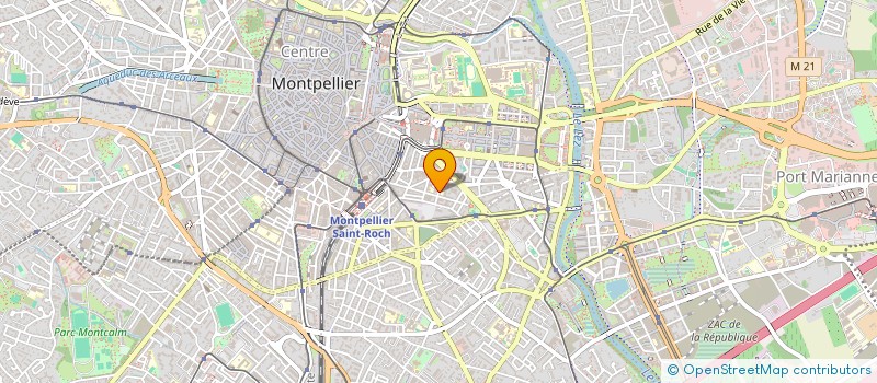 localisation de l'entreprise COPROP FONTCARRADE I à MONTPELLIER