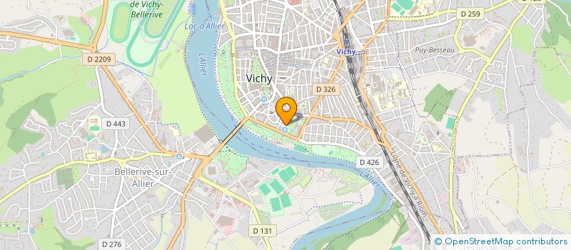 localisation de l'entreprise COPROP GALLIENI à VICHY