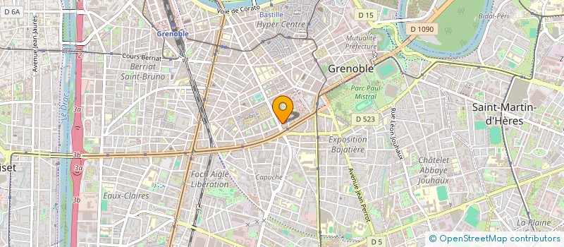 localisation de l'entreprise COPROP GAMBETTA RIVET  GRENOBLE