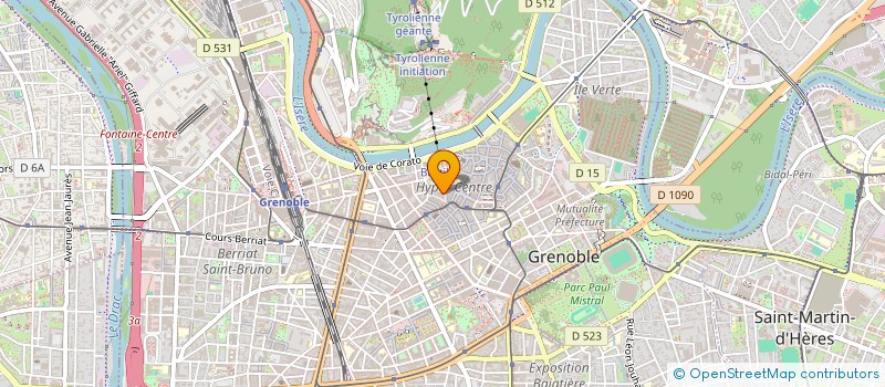 localisation de l'entreprise COPROP GARAGE HELICOIDAL  GRENOBLE