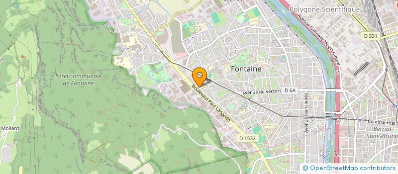 localisation de l'entreprise COPROP GARIBALDI  FONTAINE