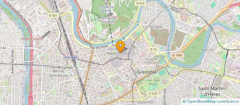 localisation de l'entreprise COPROP GRANDE RUE  GRENOBLE