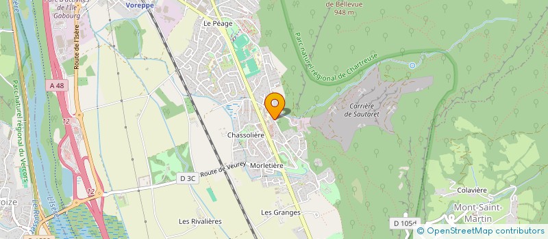 localisation de l'entreprise COPROP GRANDE SURE  VOREPPE