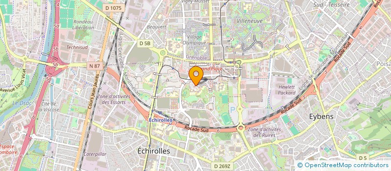 localisation de l'entreprise COPROP GRANGES à ECHIROLLES