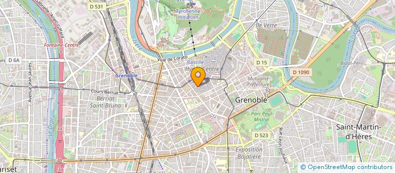 localisation de l'entreprise COPROP GUETAL  GRENOBLE